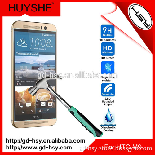 HUYSHE Mobile Phone Tempered Glass Screen Protective Film For HTC S9,For htc one s9 Tempered Glass Screen Protector